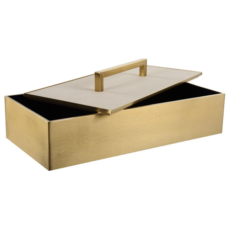 Uttermost 18110 Box, Brass