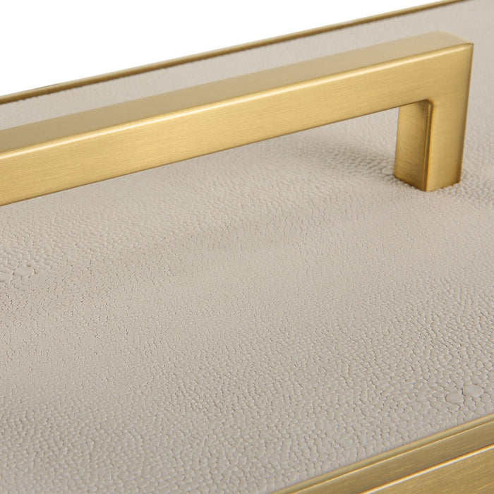Uttermost 18110 Box, Brass