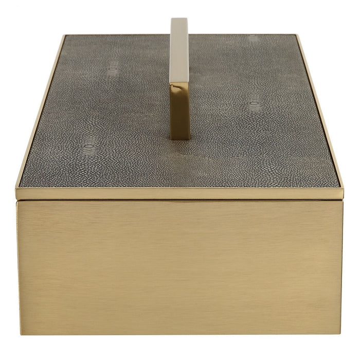 Uttermost 18111 Box, Brass
