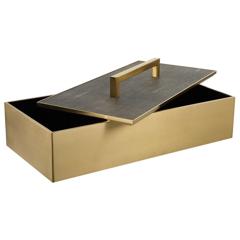 Uttermost 18111 Box, Brass