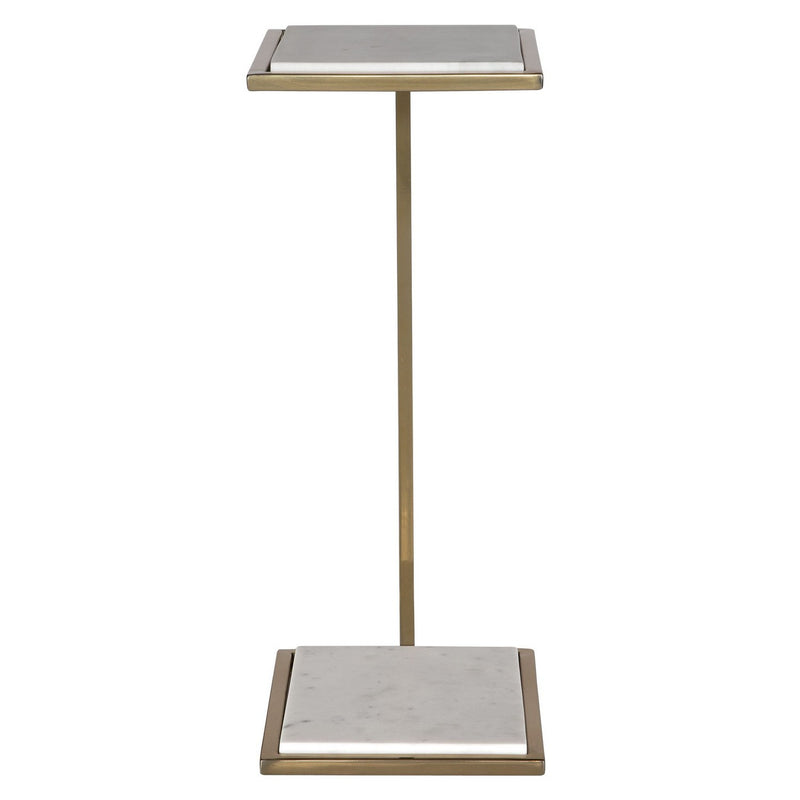 Uttermost 22943 Drink Table, Brushed Brass