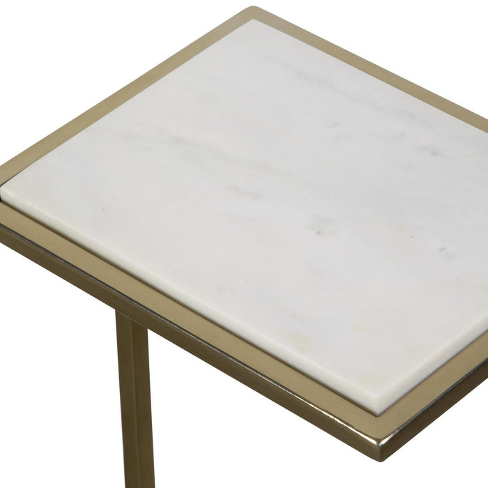 Uttermost 22943 Drink Table, Brushed Brass