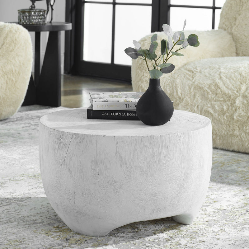 Uttermost 22946 Coffee Table, Matte White