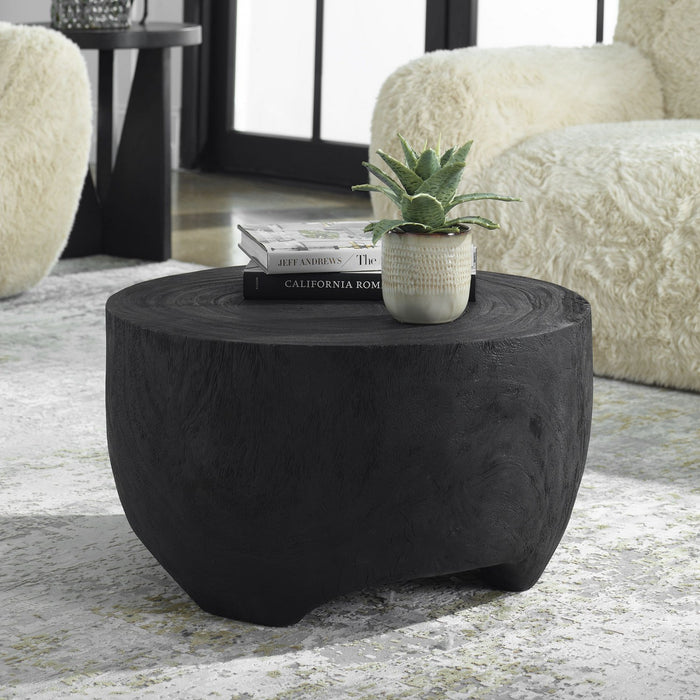 Uttermost 22947 Coffee Table, Rich Black Highlighting