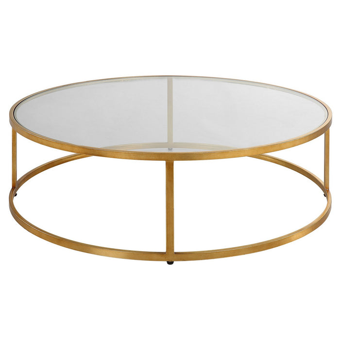 Uttermost 22971 Coffee Table, Antiqued Gold