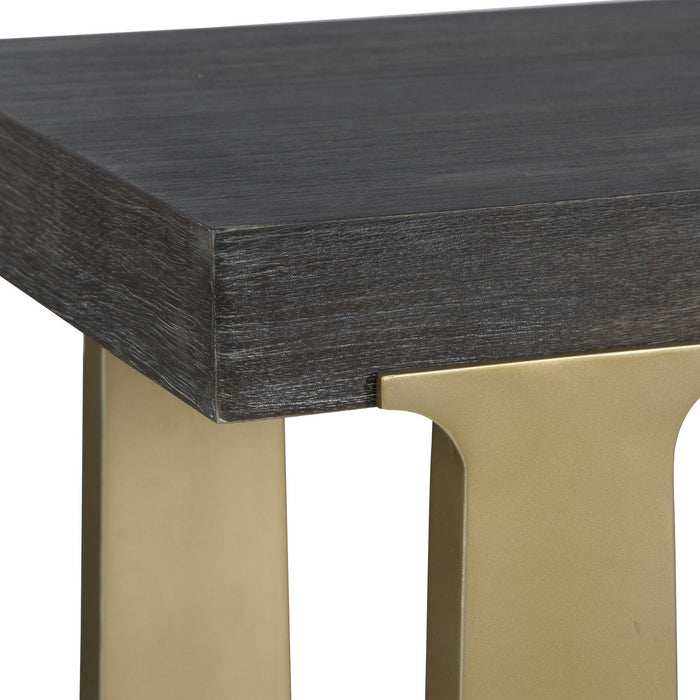 Uttermost 22989 Bench, Brushed Brass
