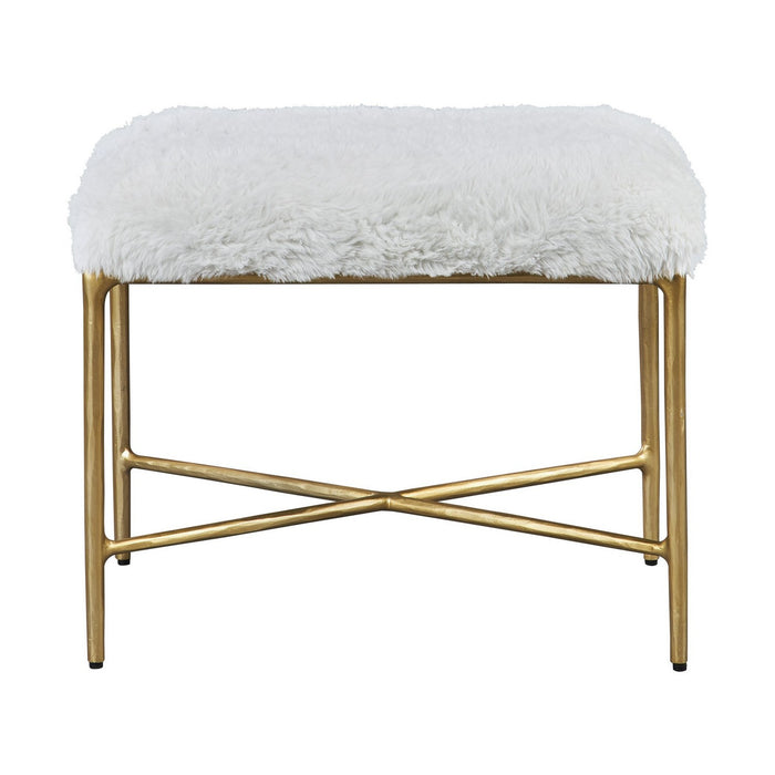 Uttermost 23784 Bench, Soft Gold