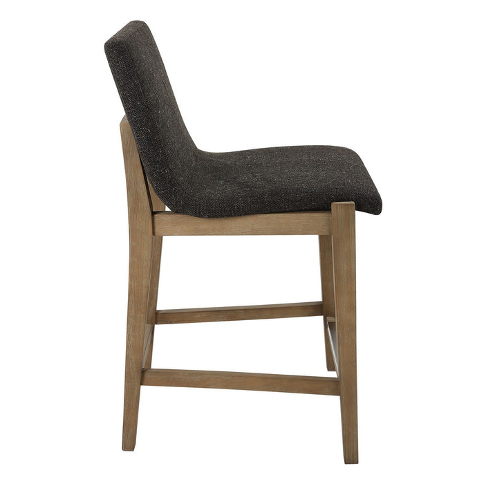 Uttermost 23822 Counter Stool, Brushed Nickel