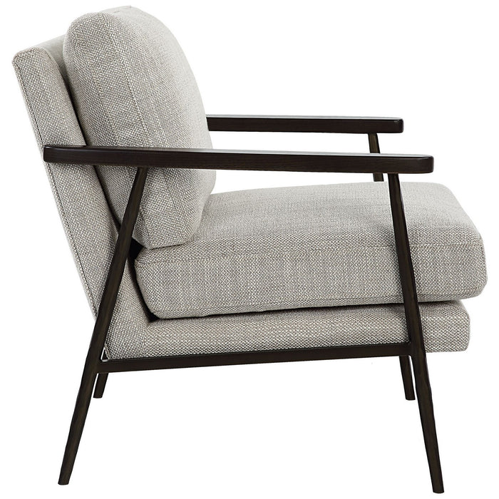 Uttermost 23828 Accent Chair, Dark Bronze