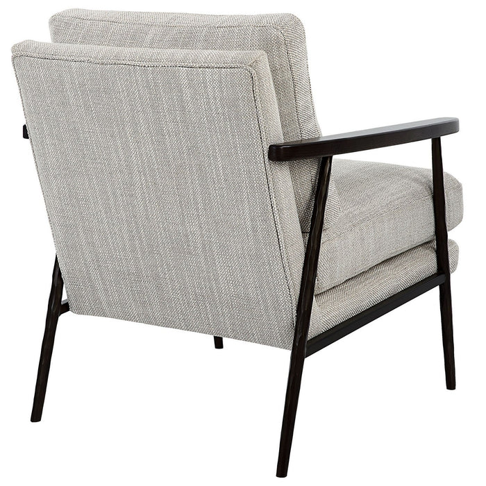 Uttermost 23828 Accent Chair, Dark Bronze