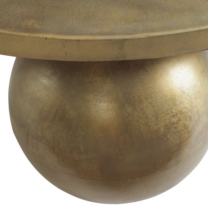 Uttermost 26000 Coffee Table, Antique Brass