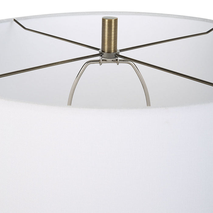 Uttermost 30238-1 One Light Table Lamp, Antique Brass