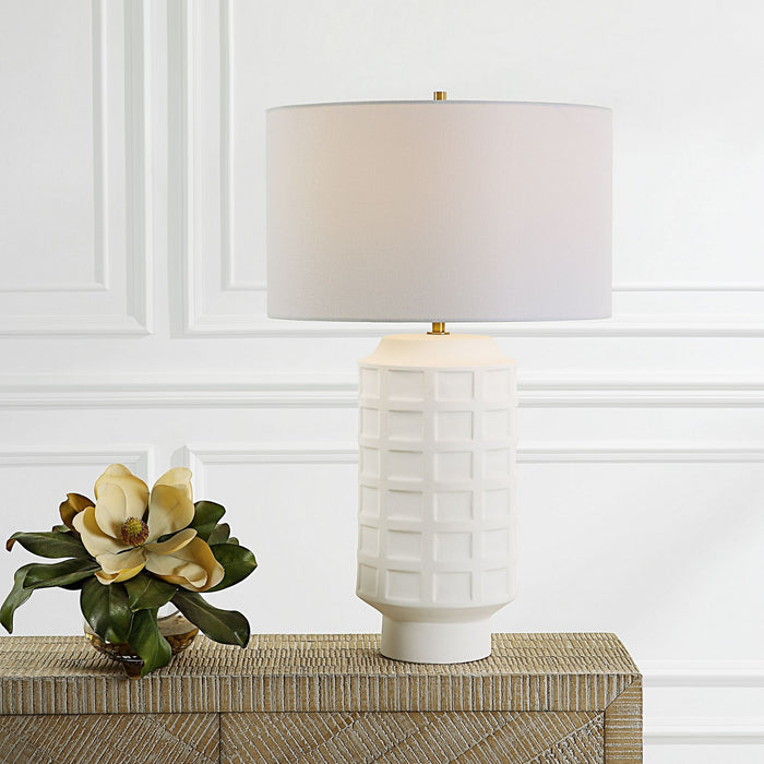 Uttermost 30239 One Light Table Lamp, Antique Brass