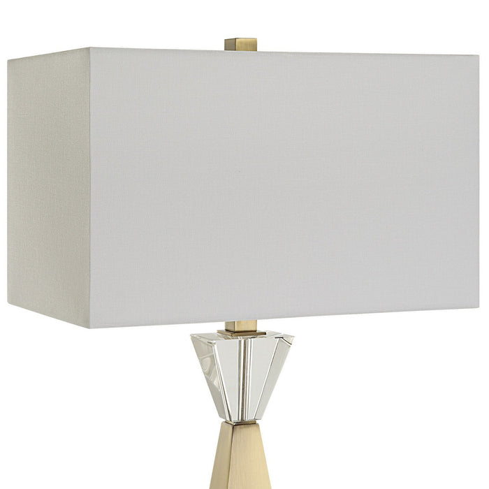 Uttermost 30244 One Light Table Lamp, Antique Brass