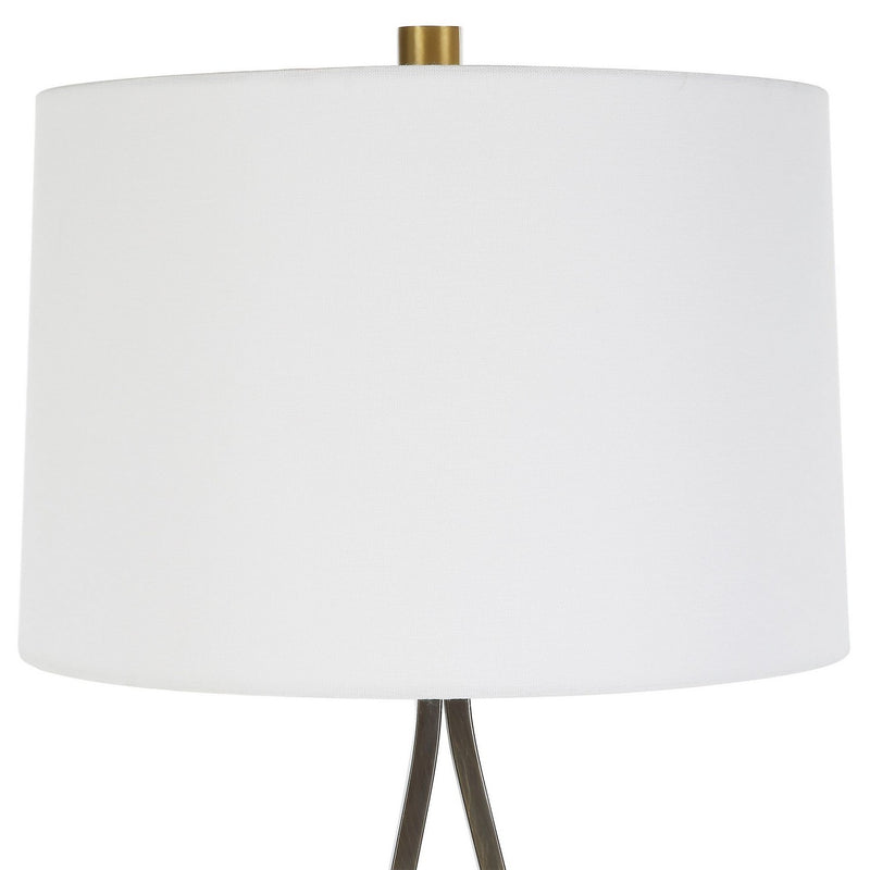 Uttermost 30245 One Light Table Lamp, Antique Brass