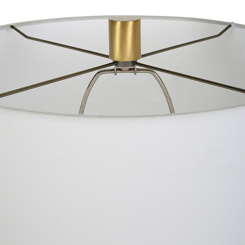 Uttermost 30245 One Light Table Lamp, Antique Brass