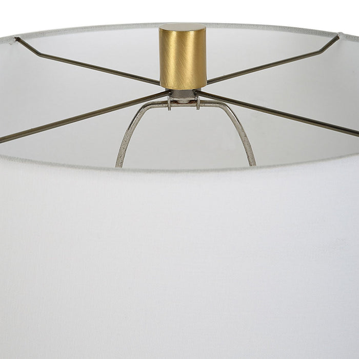 Uttermost 30245 One Light Table Lamp, Antique Brass