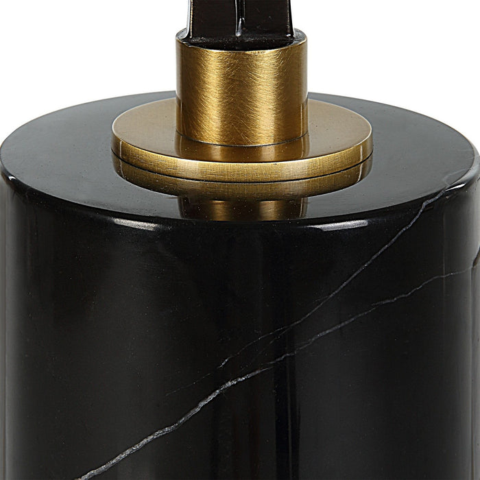 Uttermost 30245 One Light Table Lamp, Antique Brass