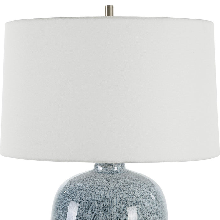 Uttermost 30249 One Light Table Lamp, Brushed Nickel