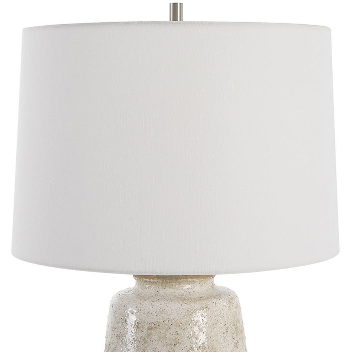 Uttermost 30251-1 One Light Table Lamp, Brushed Nickel