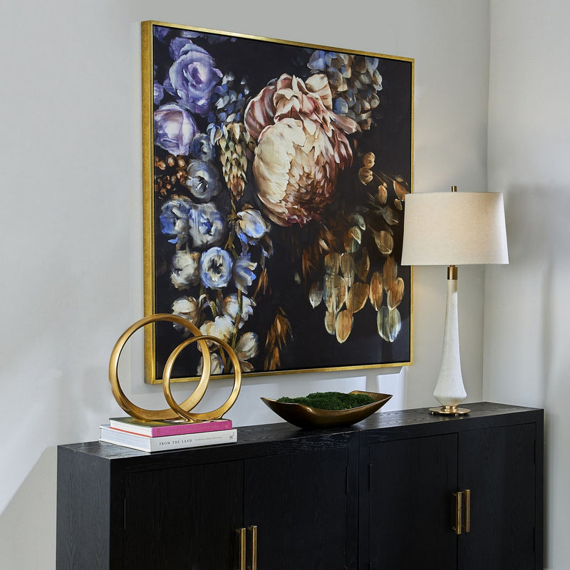 Uttermost 32321 Floral Art, Gold