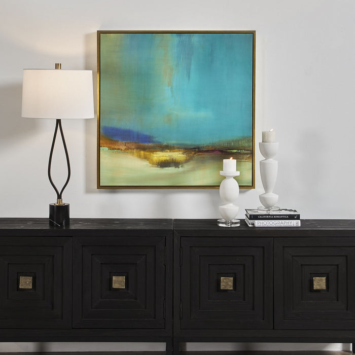 Uttermost 32324 Landscape Art, Gold