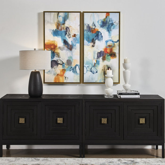 Uttermost 32325 Abstract Art, Set/2, Gold