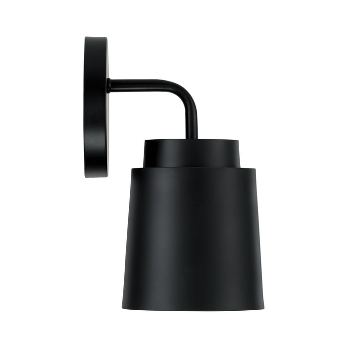 Capital Lighting AA1035MB One Light Wall Sconce, Matte Black