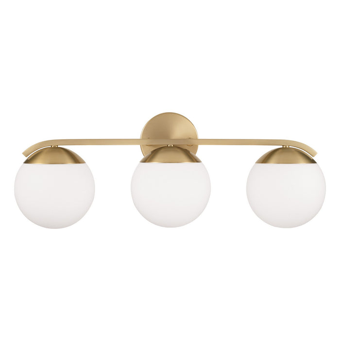 Capital Lighting AA1033MA Three Light Vanity, Matte Brass