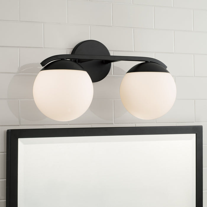 Capital Lighting AA1032MB Two Light Vanity, Matte Black