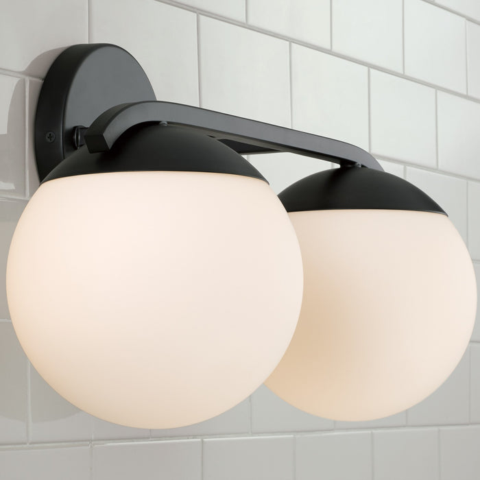 Capital Lighting AA1032MB Two Light Vanity, Matte Black