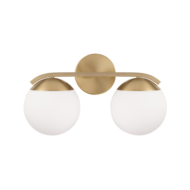 Capital Lighting AA1032MA Two Light Vanity, Matte Brass