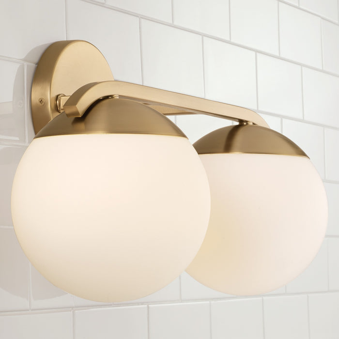 Capital Lighting AA1032MA Two Light Vanity, Matte Brass