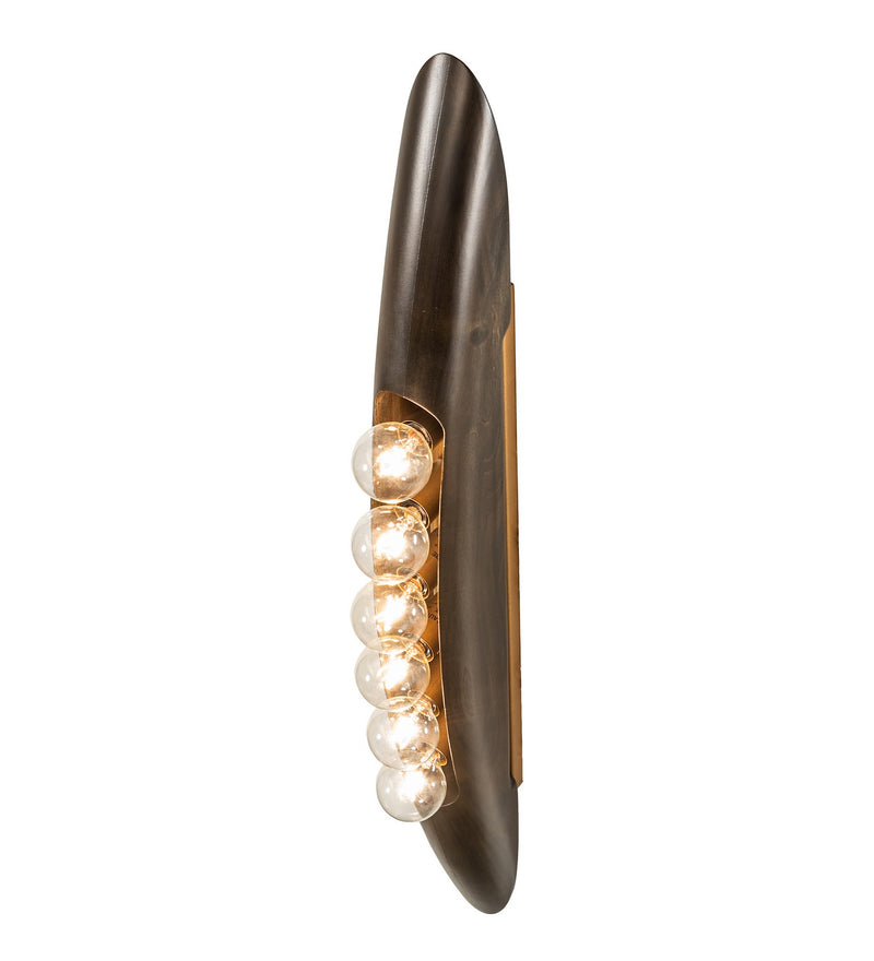 Meyda Tiffany 265355 LED Wall Sconce, Gold Metallic