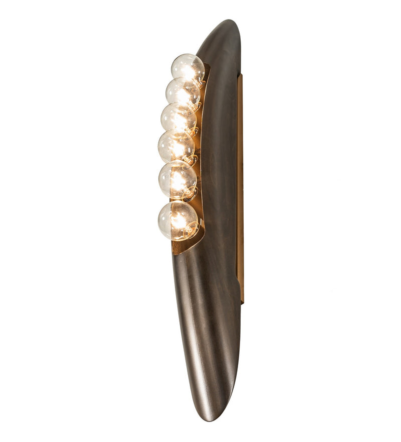 Meyda Tiffany 265355 LED Wall Sconce, Gold Metallic