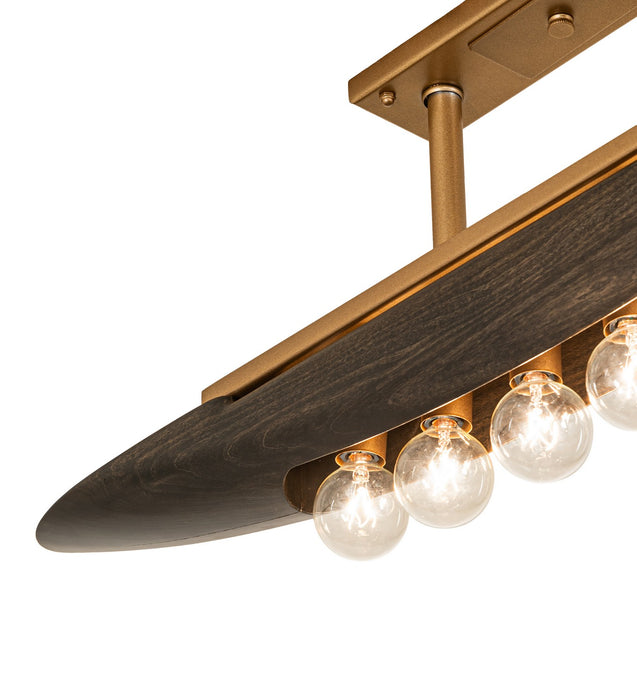 Meyda Tiffany 265358 LED Pendant, Gold Metallic