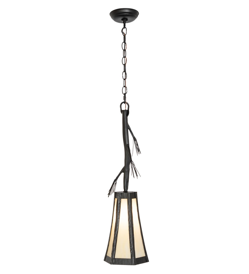 Meyda Tiffany 265634 LED Mini Pendant, Textured Black