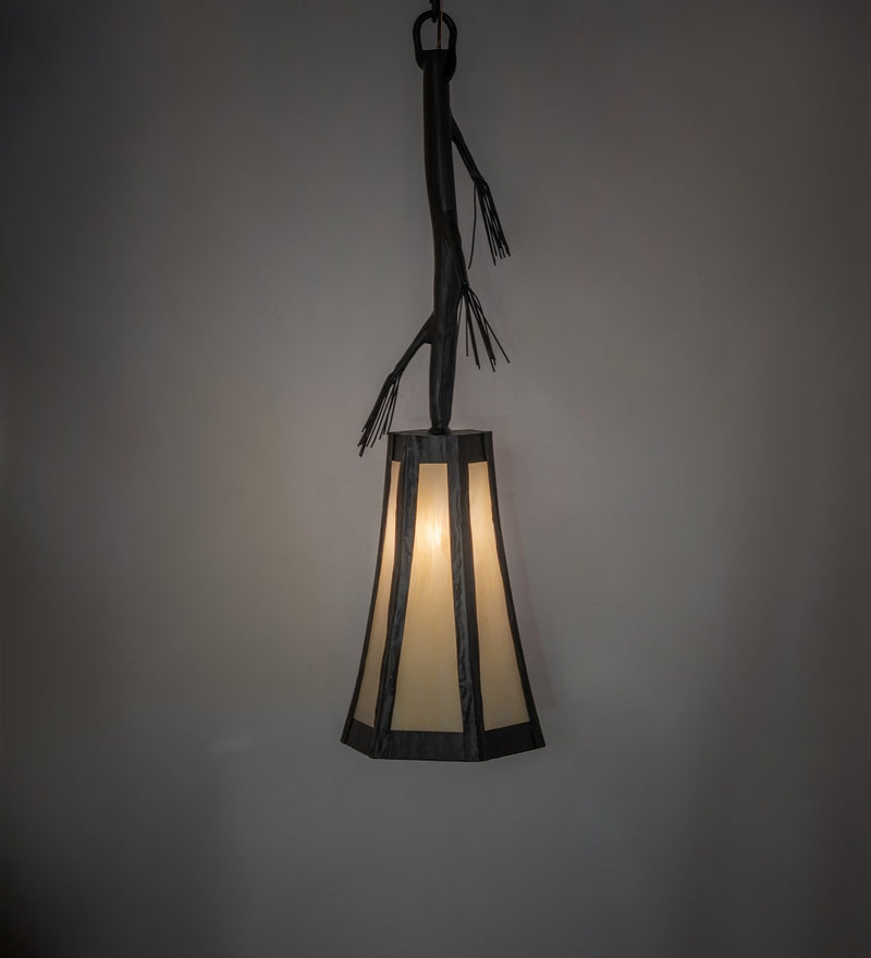Meyda Tiffany 265634 LED Mini Pendant, Textured Black
