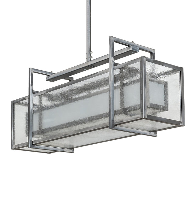 Meyda Tiffany 266567 Six Light Pendant, Matte Clear