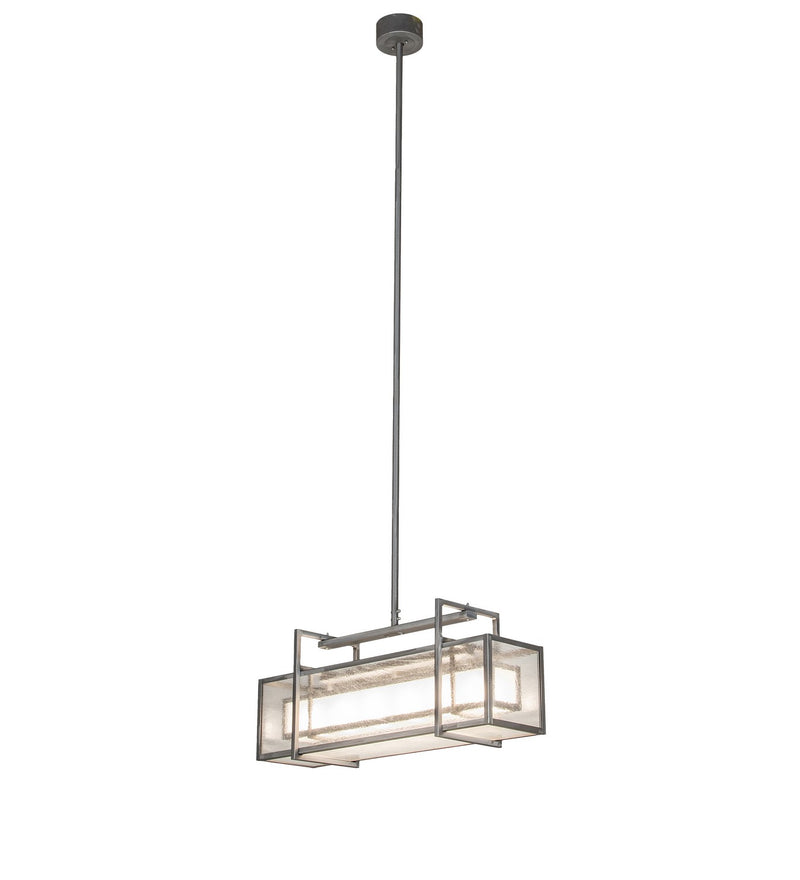 Meyda Tiffany 266567 Six Light Pendant, Matte Clear