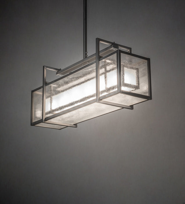 Meyda Tiffany 266567 Six Light Pendant, Matte Clear