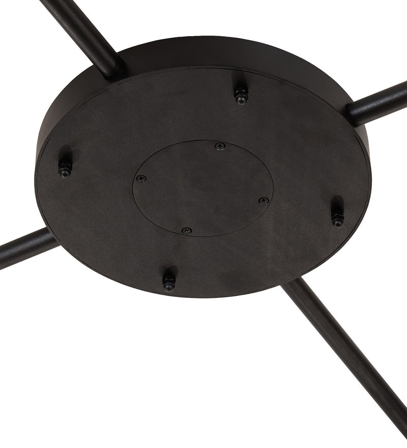 Meyda Tiffany 266583 24 Light Chandelier, Textured Black