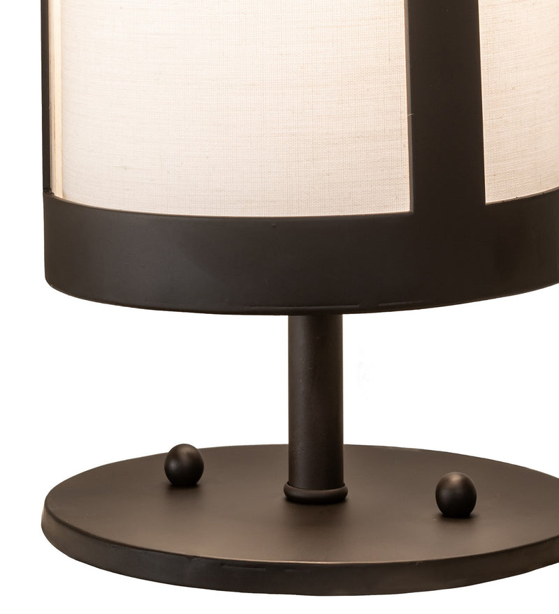 Meyda Tiffany 266776 One Light Table Lamp, Oil Rubbed Bronze