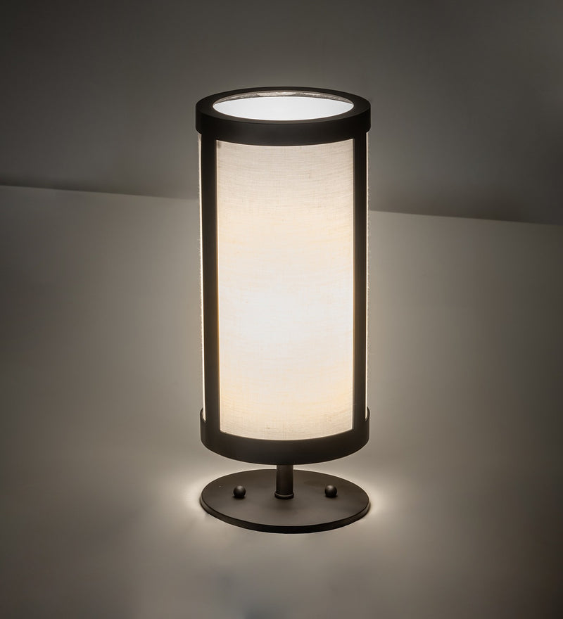 Meyda Tiffany 266776 One Light Table Lamp, Oil Rubbed Bronze