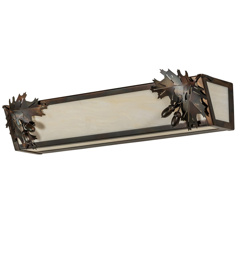 Meyda Tiffany 267416 Four Light Vanity, Dark Burnished Antique Copper