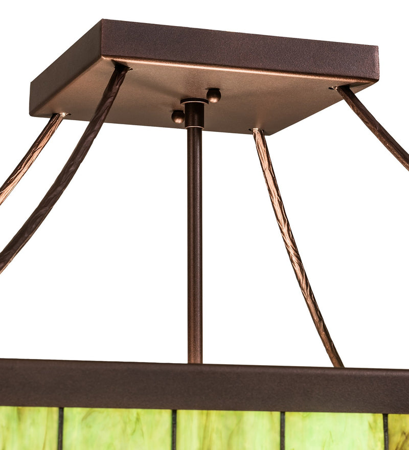 Meyda Tiffany 267792 LED Semi-Flushmount, Oil Rubbed Bronze