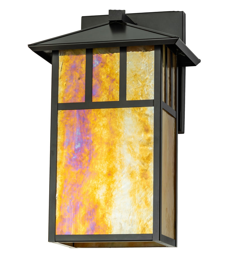 Meyda Tiffany 267996 One Light Wall Sconce, Craftsman Brown