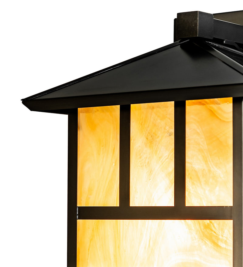 Meyda Tiffany 267996 One Light Wall Sconce, Craftsman Brown
