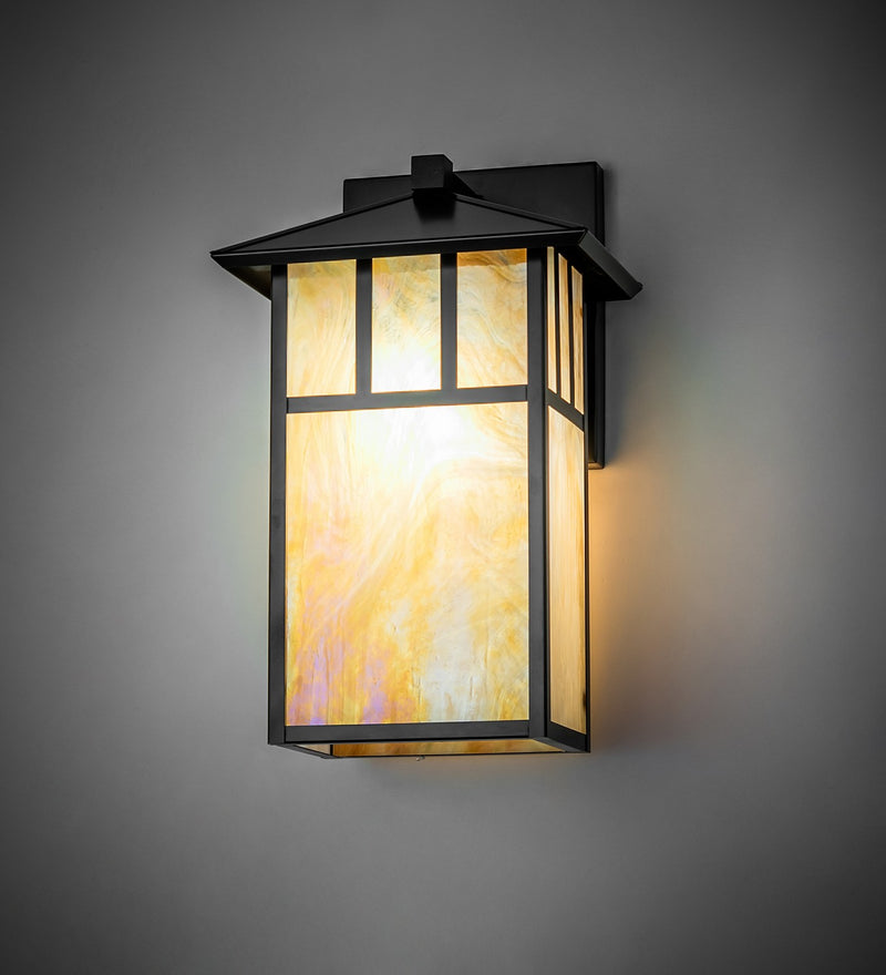Meyda Tiffany 267996 One Light Wall Sconce, Craftsman Brown