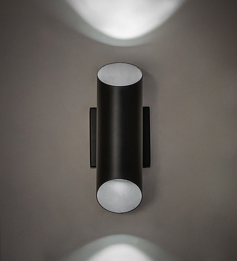 Meyda Tiffany 268833 Two Light Wall Sconce, Solar Black